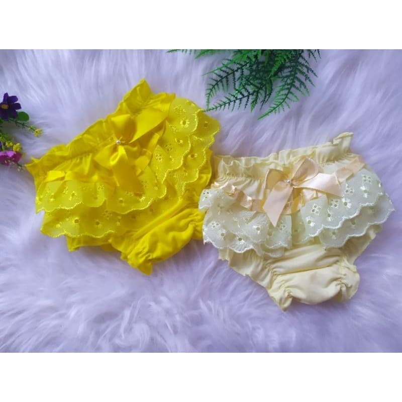Kit 2 a 6 Calcinhas Fru Fru Tapa Fraldas Bunda Rica para bebê