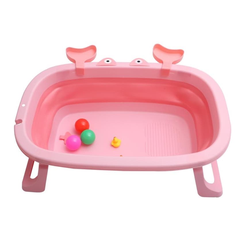 Banheira Infantil  De Bebê Recém Nascido Infantil Dobrável Retrátil Vitoriana