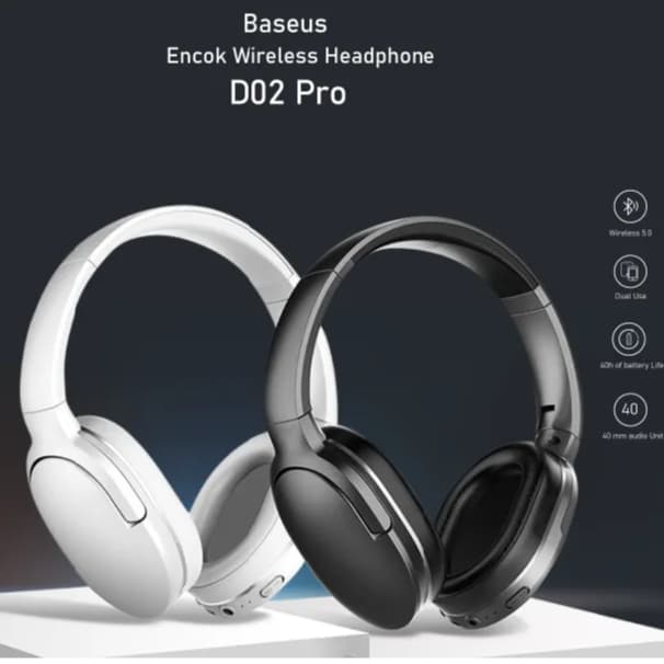 Baseus D02 Pro Original Fone Bluetooth Fone Sem Fio 5.3 Fone Esportivo