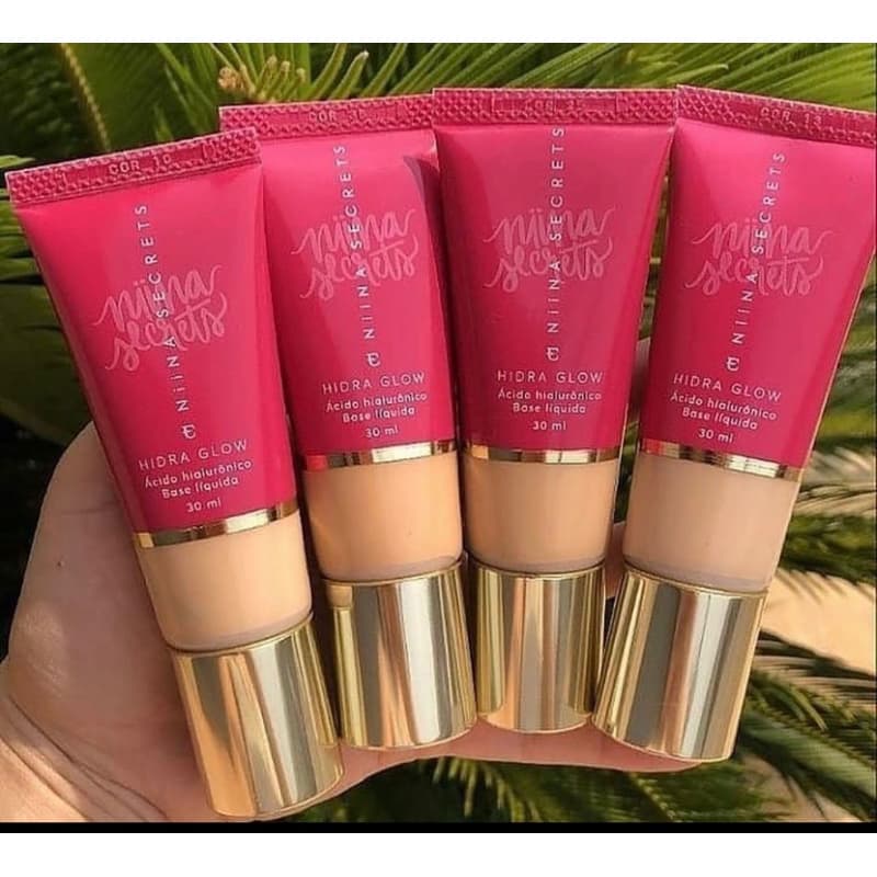 Base Líquida Niina Secrets Hidra Glow Cor 30ml