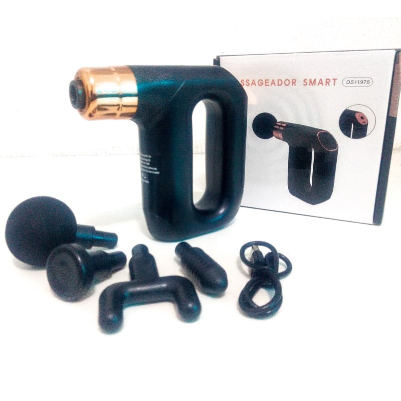 Massageador Elétrico Pistola Alta Frequência Profissional Muscular Massagem