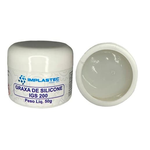 Graxa de Silicone Implastec Pote 50g - Graxa Silicone Dielétrica
