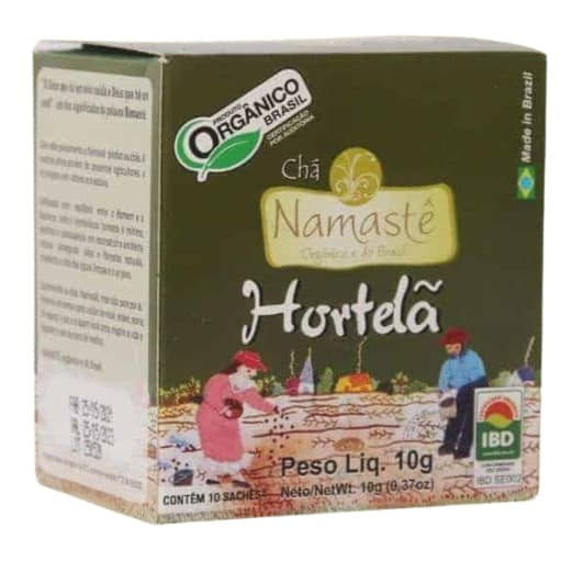 Chá de Hortelã Orgânico Namastê 10 Sachês