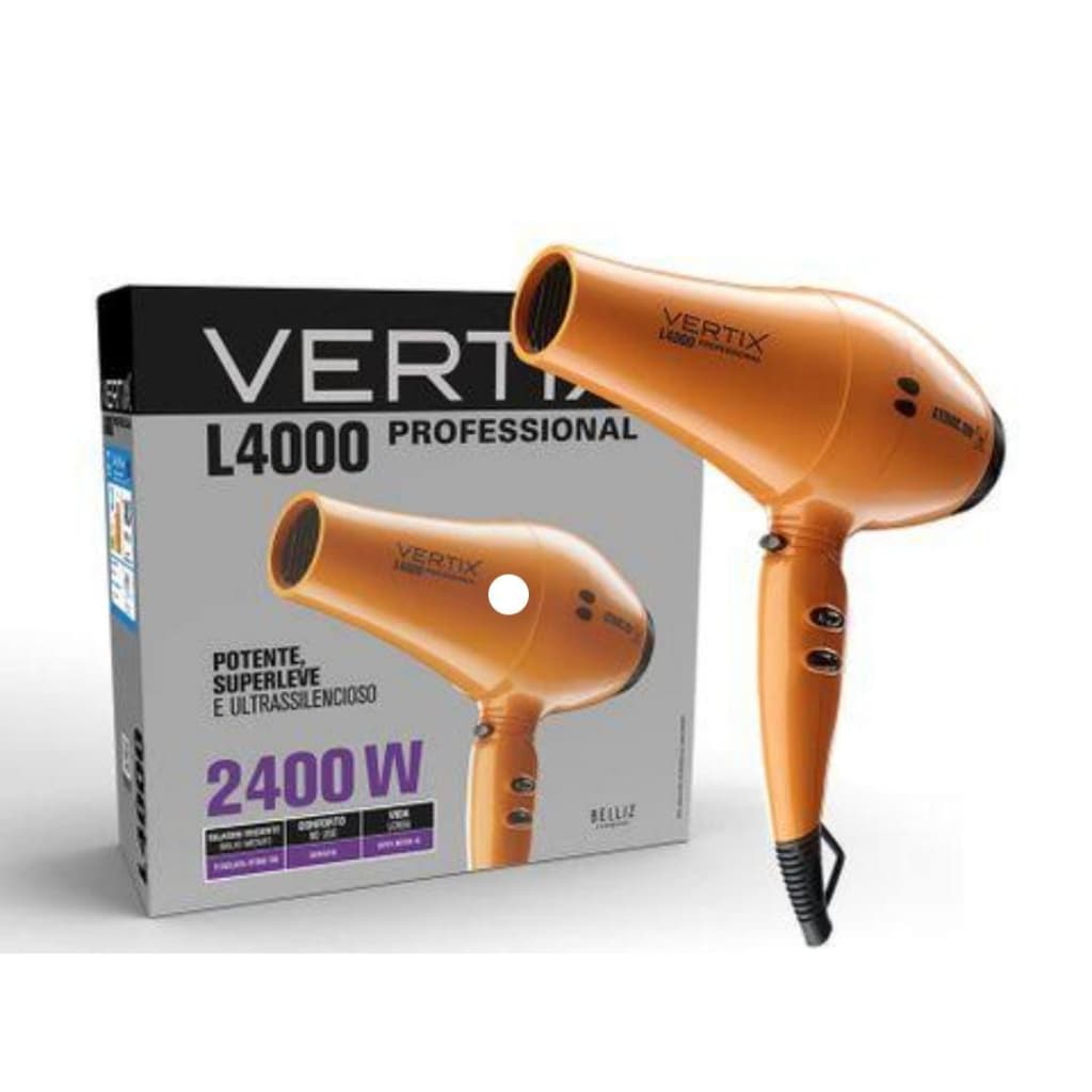 Secador  de cabelo profissional vertix amarelo 2400w