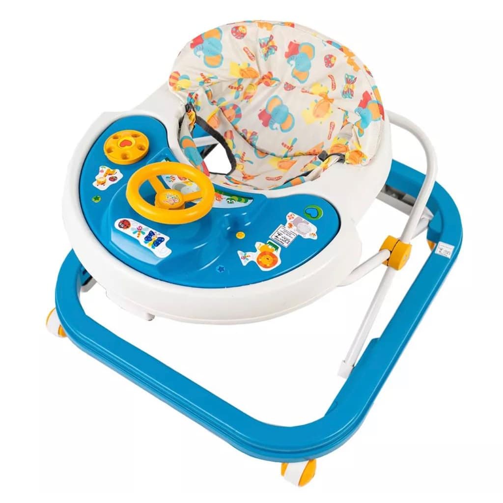 Andador Infantil Musical bebê Styll Baby Azul COM INMETRO 3 POSIÇÔES