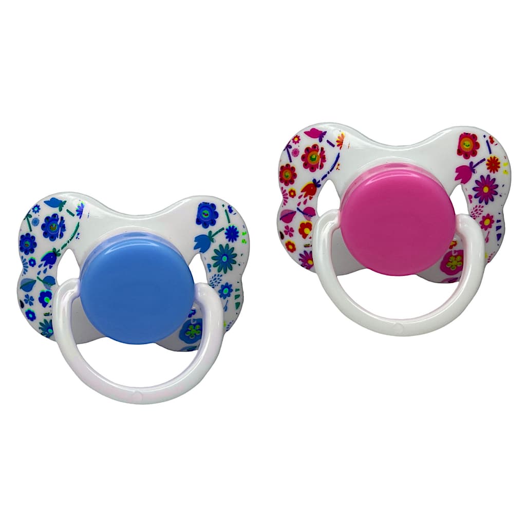 Chupeta Sem Bico Borboleta - Linha Bebê Reborn PAC C/50 - Chupeta Para Bebê Reborn Pacote com 50 Unidades