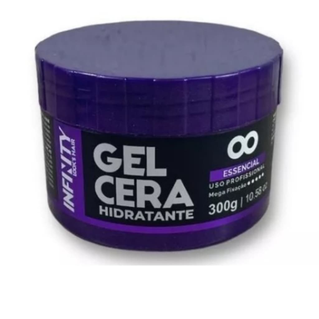 Gel Cera Hidratante Infinity Look's Hair 300g Pro