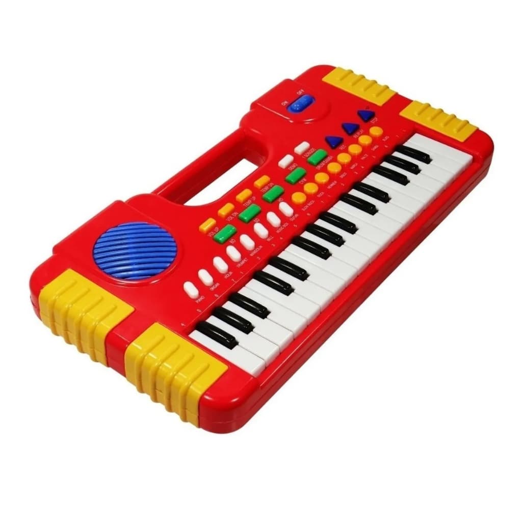 Brinquedo Infantil Teclado Educativo Piano Musical Eletrônico Vários Sons e Ritmos Envio Imediato