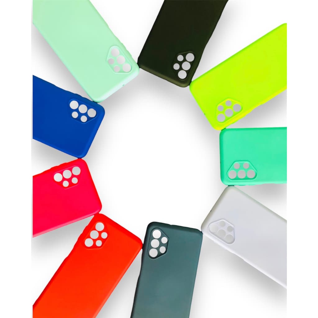 Capa Case Capinha Emborrachada com Veludo Para Samsung A32 e Samsung M32 de Diversas Cores
