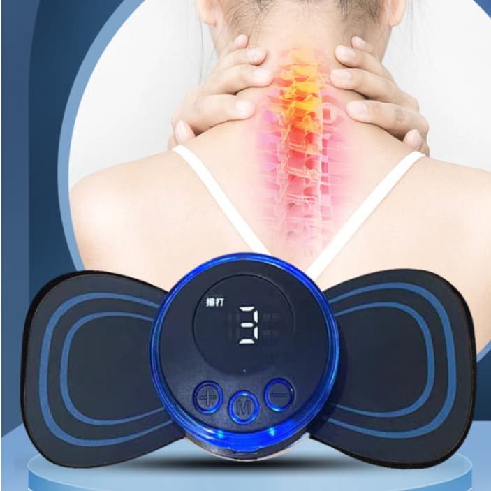 Mini Massageador Elétrico Portátil Alivia Dores Musculares