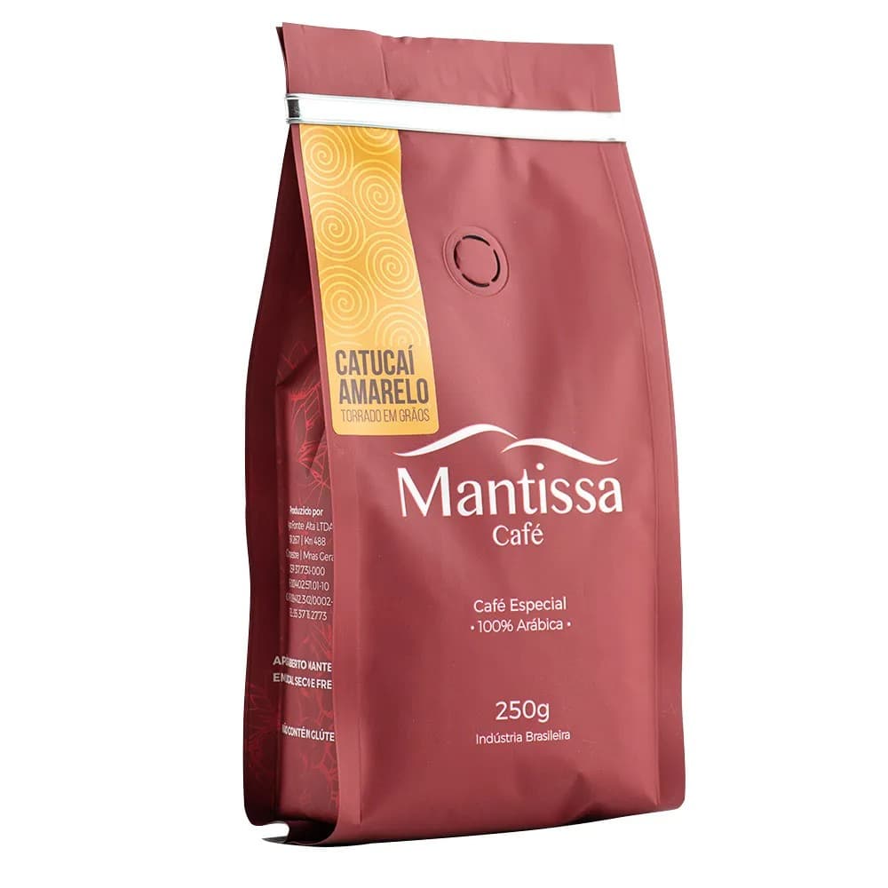 CAFÉ EM GRÃOS MANTISSA  CATUCAÍ AMARELO - 250G