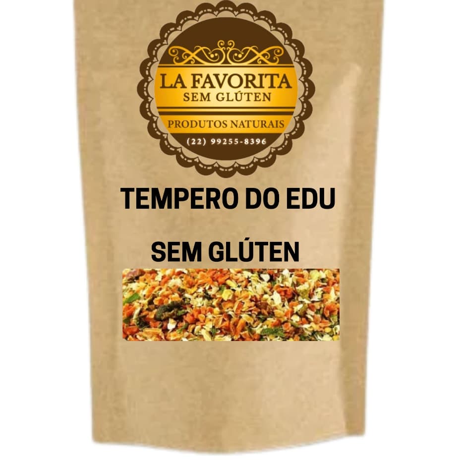 Tempero do Edu Premium - 500 g - 250 G - 100 G- Sem Glúten