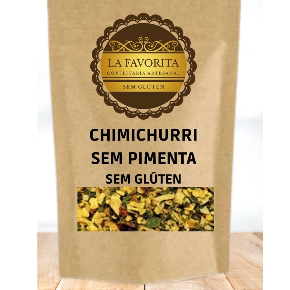 Chimichurri Sem  Pimenta -100g - 250g - 500g - Sem Glúten - temperos  - condimentos
