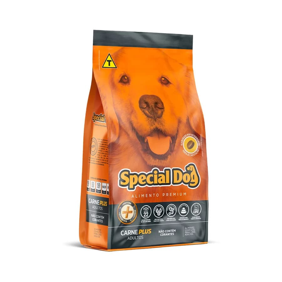 Ração Special Dog Carne Plus Adulto Premium 15 kg