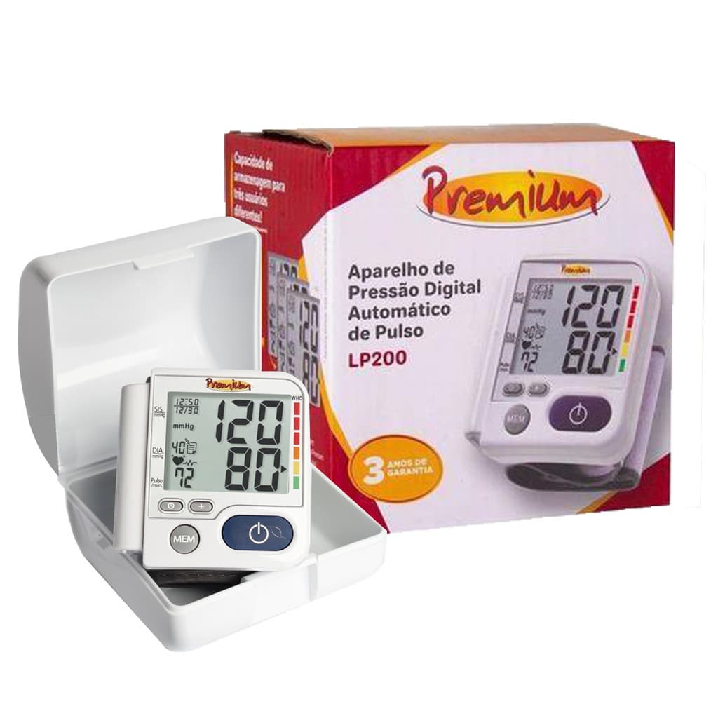 Aparelho De Medir Pressão Arterial Digital Automatico Lp200 Premium Gtech