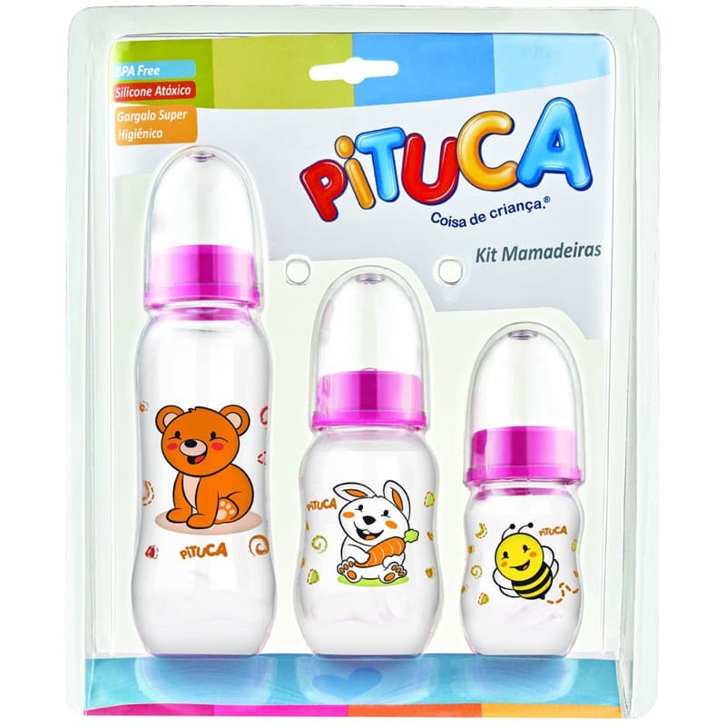 Kit Mamadeiras Para Bebês Bico Silicone