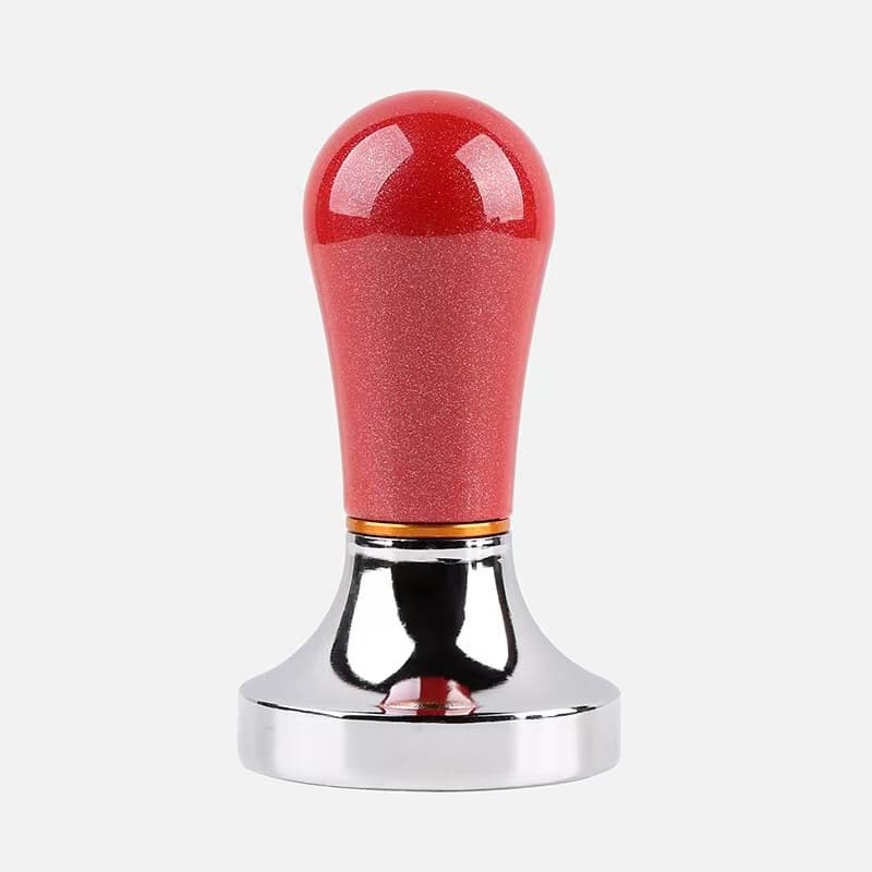 Tamper Compactador De Café Expresso Alumínio 58 Mm Vermelho