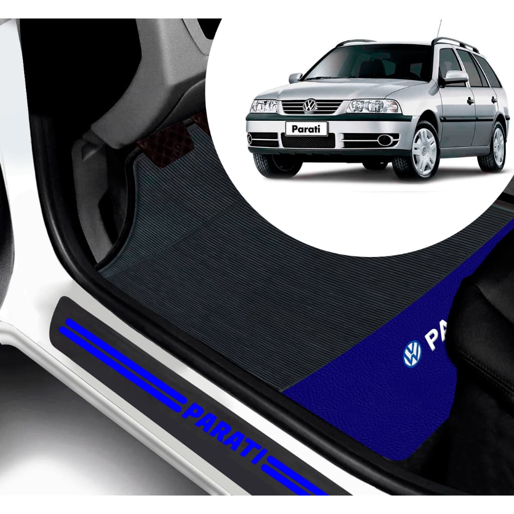 Kit Tapete E Soleira De Porta UNIVERSAL Vw Parati Personalizado PARA CARRO AUTOMOTIVO