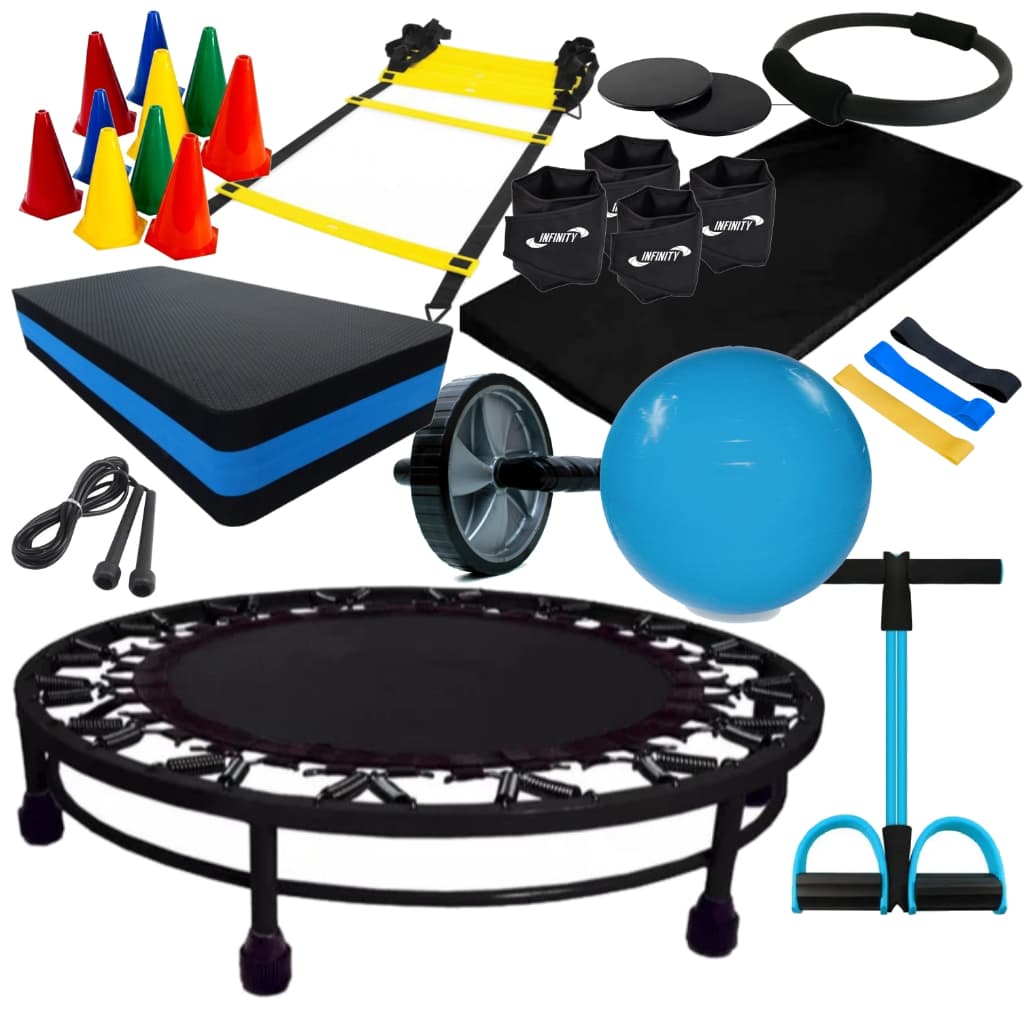 Kit Funcional Para Treino E Ginástica Em Casa Completo