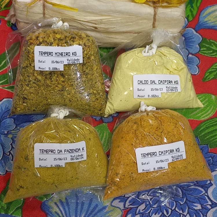 Kit Temperos da Roça - 100g de cada tempero!