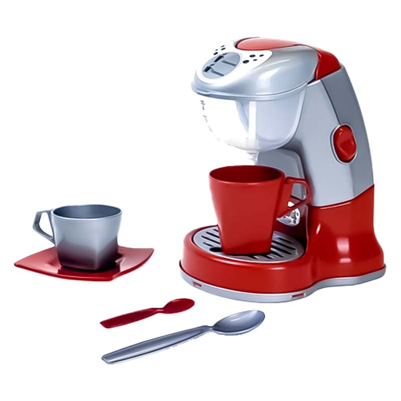 Mini Cafeteira Expresso Infantil com reservatório de água 5 Acessórios Maral