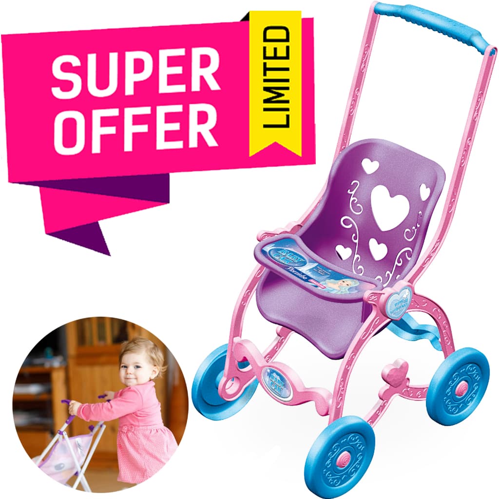 Carrinho de Boneca Baby Alive Bebê Reborn Brinquedo Premium Menina Infantil Boneca Passeio Criança