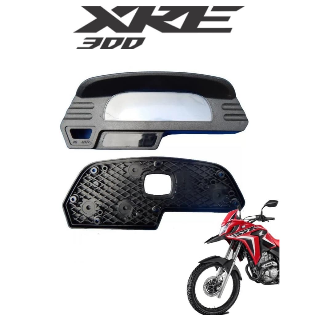 Carcaça do Painel Moto Modelo Moto Xre 300 Superior e Inferior
