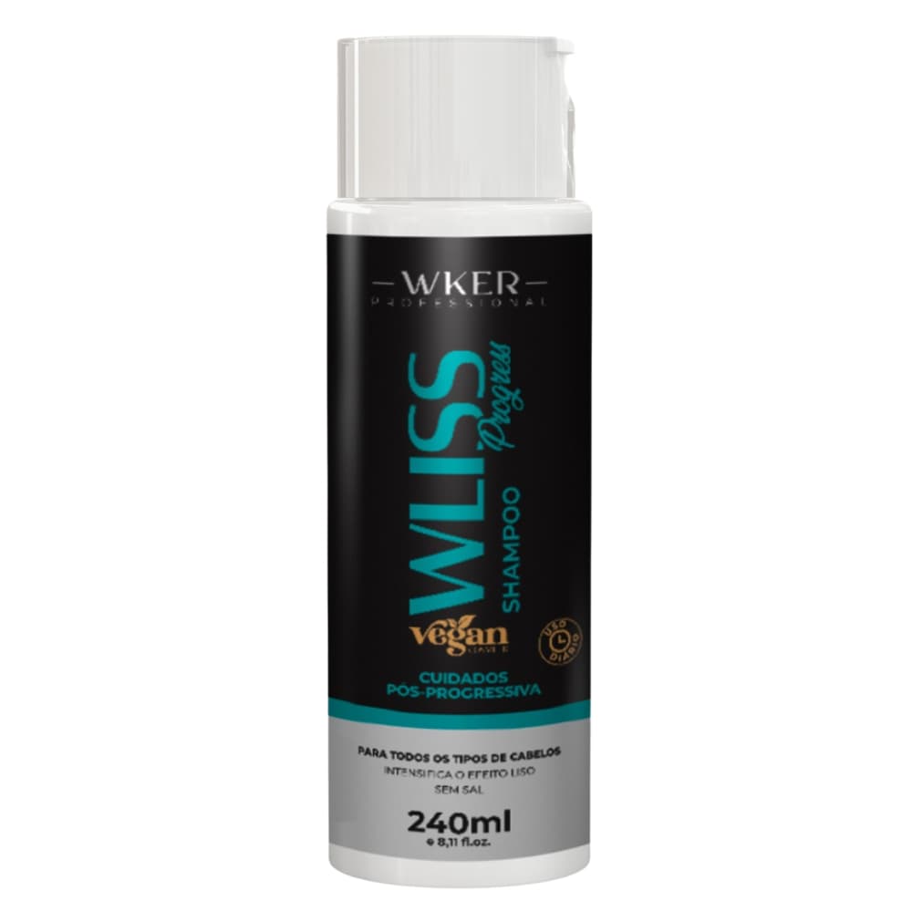Shampoo Hidratante Pós Progressiva  WLISS  WKER 240ml