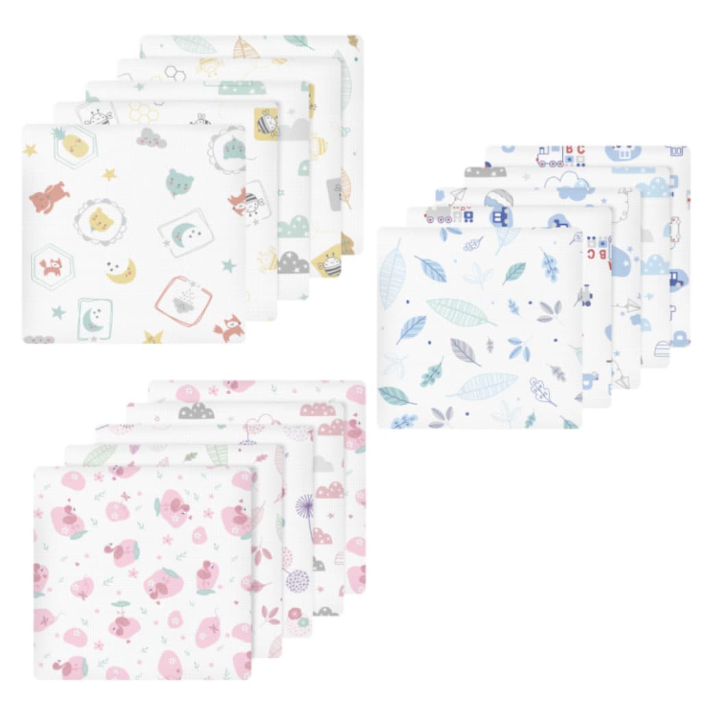 Fralda de Pano Luxo de Bebê Récem Nascido Estampada 70x70cm Comum 100% Algodão