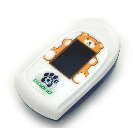 Oximetro Infantil Portatil De Dedo Kids com Pilha adicional- Bioland