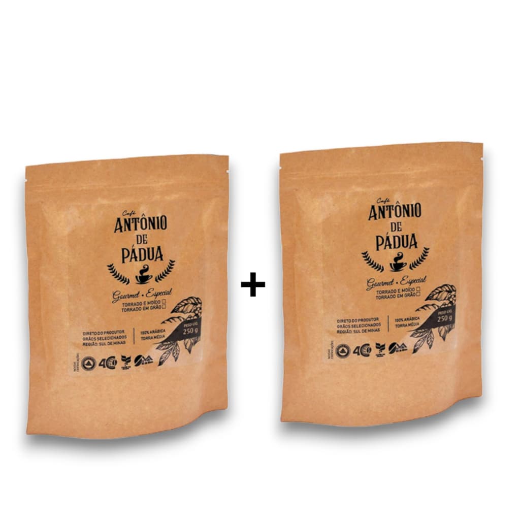 Café Gourmet Torrado em Grãos Artesanal 500g - 100% Arábica