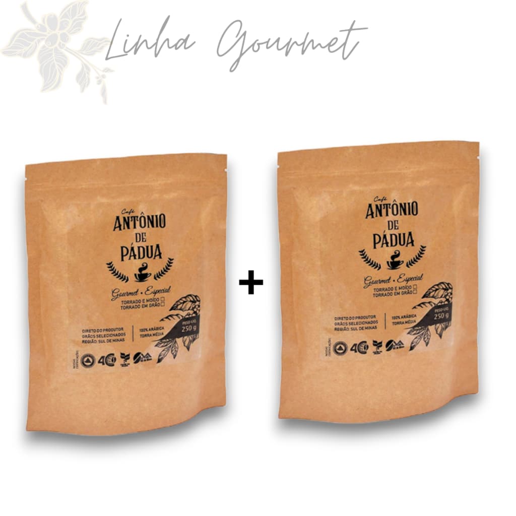 Café Gourmet Em Grãos 250g Combo 2 Pacotes 100% Arábica - Envio Imediato