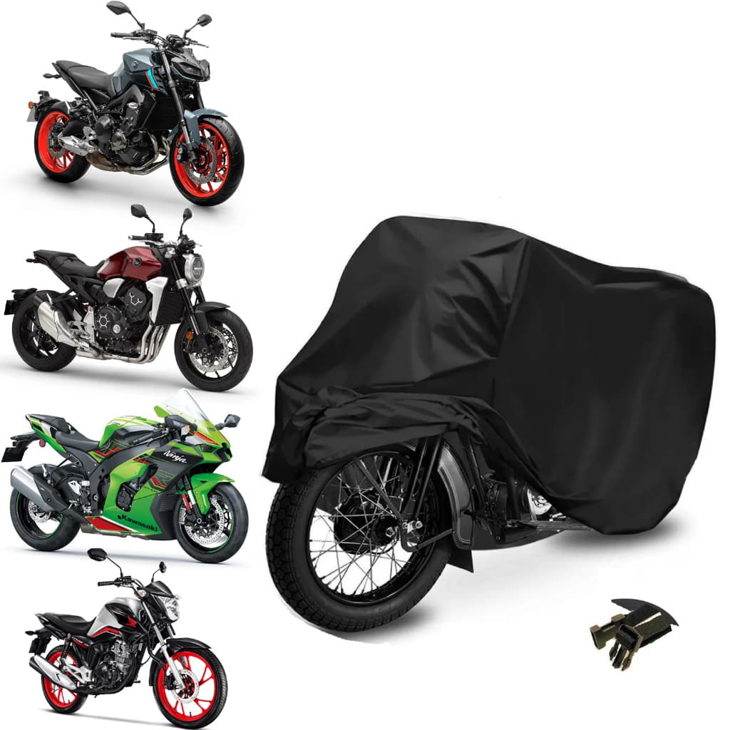 Capa de Cobrir Moto Impermeável 100%  Forração Anti-Risco Proteção Uv
