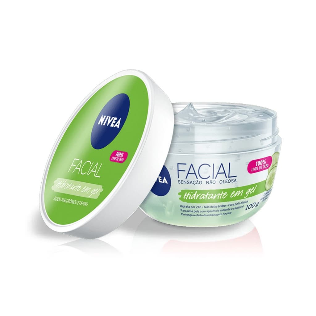 Hidratante Facial Em Gel Nivea C/ Ácido Hialurônico E Pepino 100g