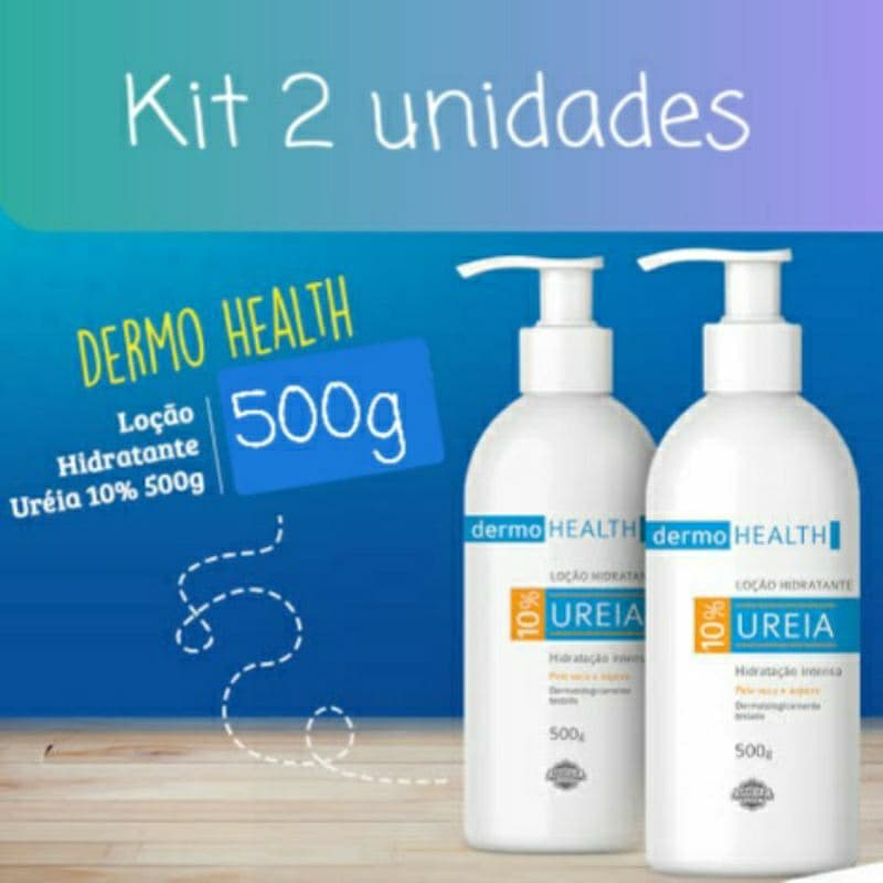 Hidratante 10% ureia 1 ou 2 un loção creme hidratante corporal DermoHealth