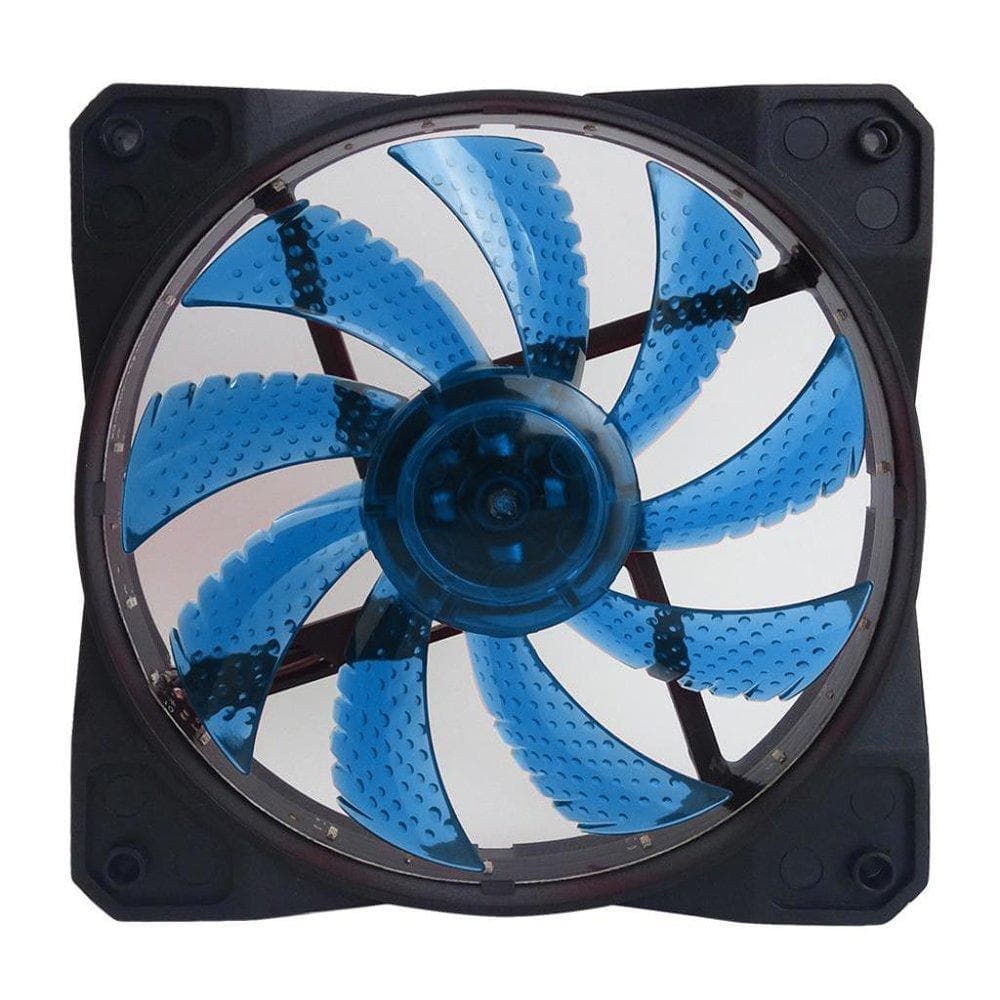 Cooler Fan para Gabinete Gamer 120X120X25mm 12Cm PIXXO Com Led Azul