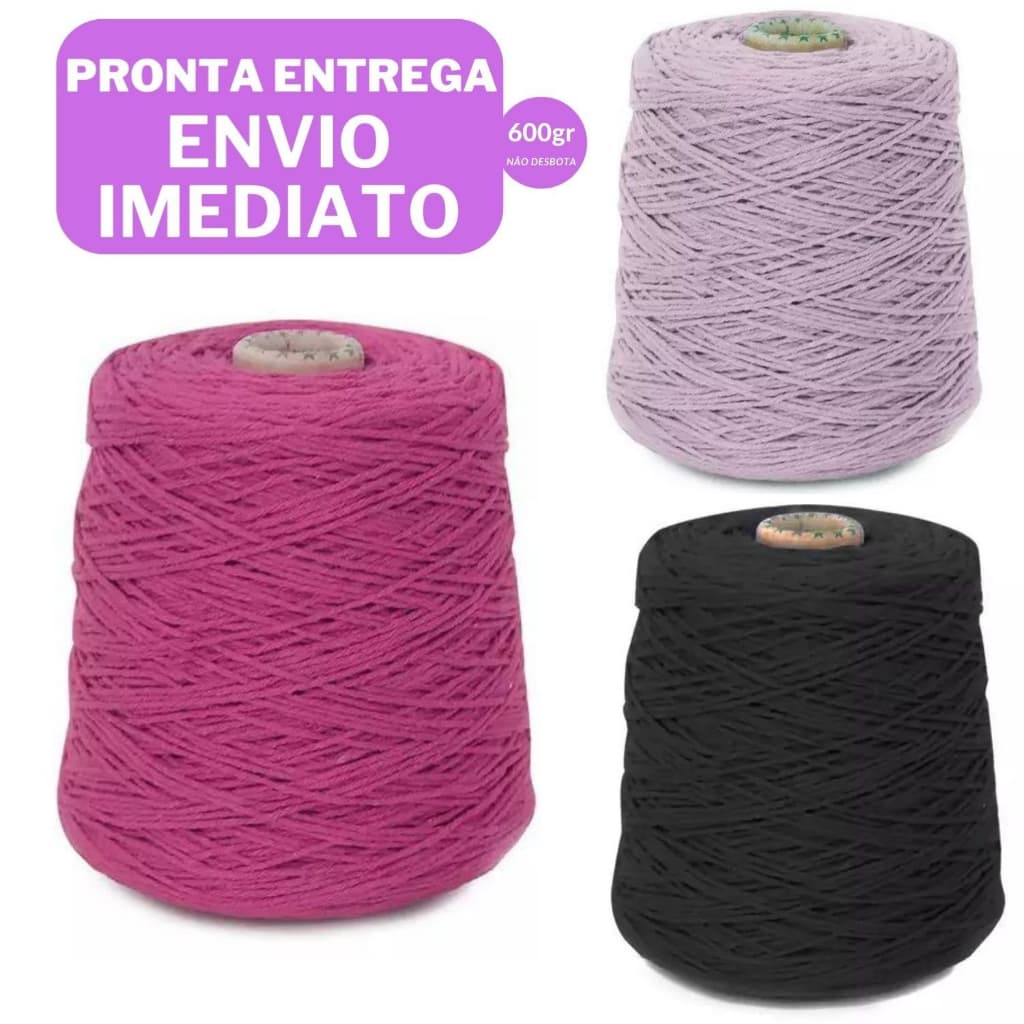 Barbantes Para Crochê ou Tricô 600g Nº 6 ou 8 Fabricação Própria Fio Macio / Tapetes e Artesanatos