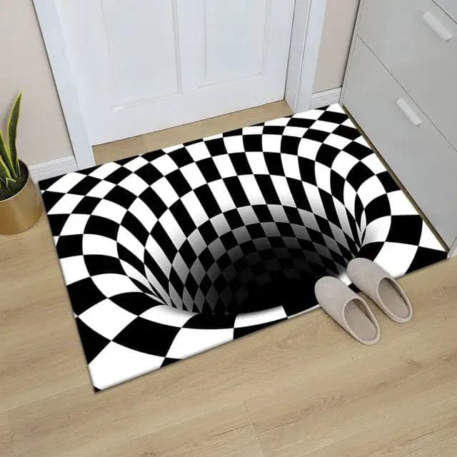Tapete De Banheiro Absorvente Antiderrapante De Secagem Rápida Mágico 3D Para Banheiro Cozinha Sala Varanda Tapete De Chão