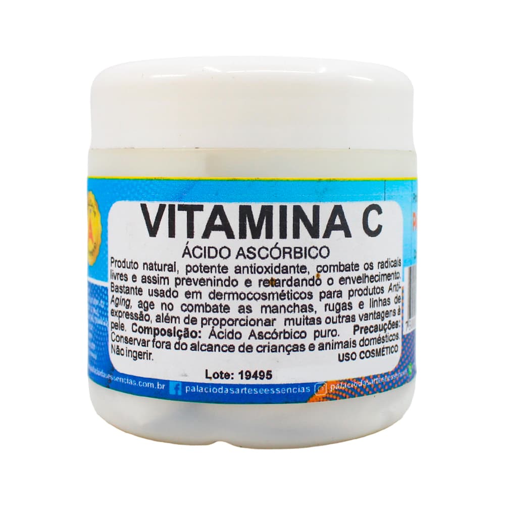 Vitamina C (Ácido Ascórbico) para Uso Cosmético – 100 g