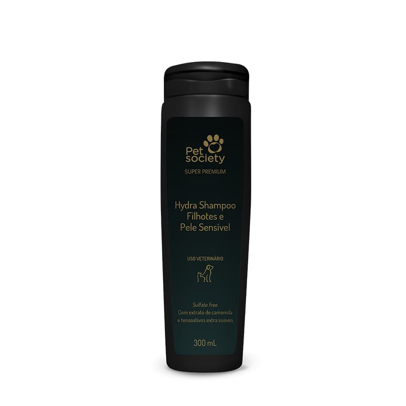 Shampoo Pet Cães Gatos Hydra Super Premium Para Filhotes E Pele Sensível 300mL