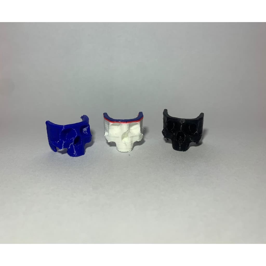 Kit 3 Keycaps de Caveira para Teclado Mecânico Gamer