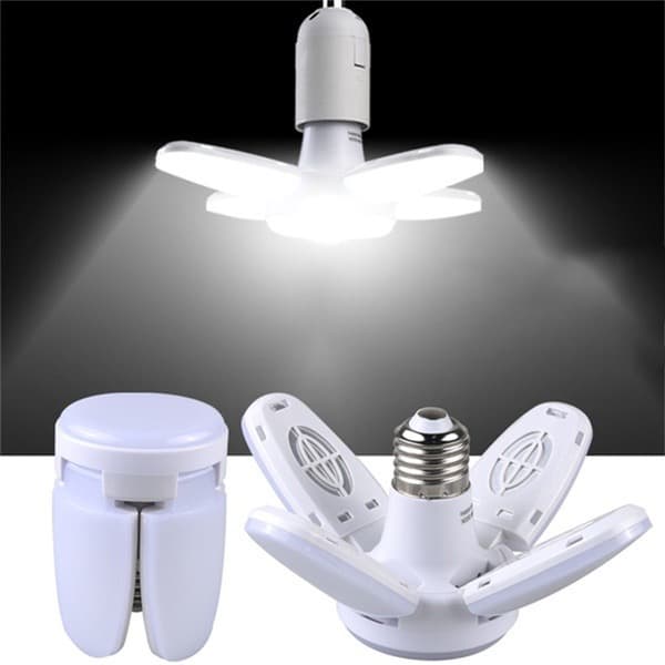 Luminária De Teto Dobrável Lâmpada De Pétalas 6000K 28w Para Quarto / Sala De Estar / Casa  / E27