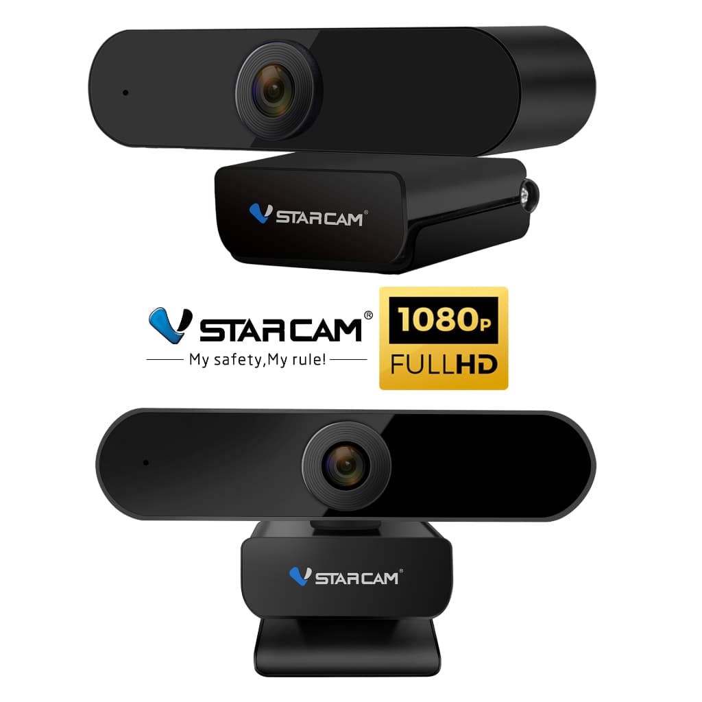 Webcam Vstarcam Full HD 1080P com microfone integrado