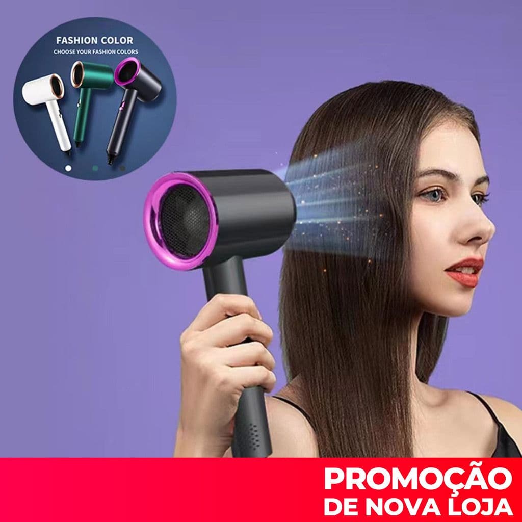 Secador De Cabelo Portátil Pequeno Profissional 110v 3000w