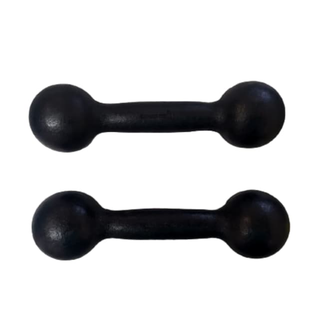 Par Pesos Halter 1 Kg Pintado Exercício C/ 2 Un Treino Musculação Peso Academia