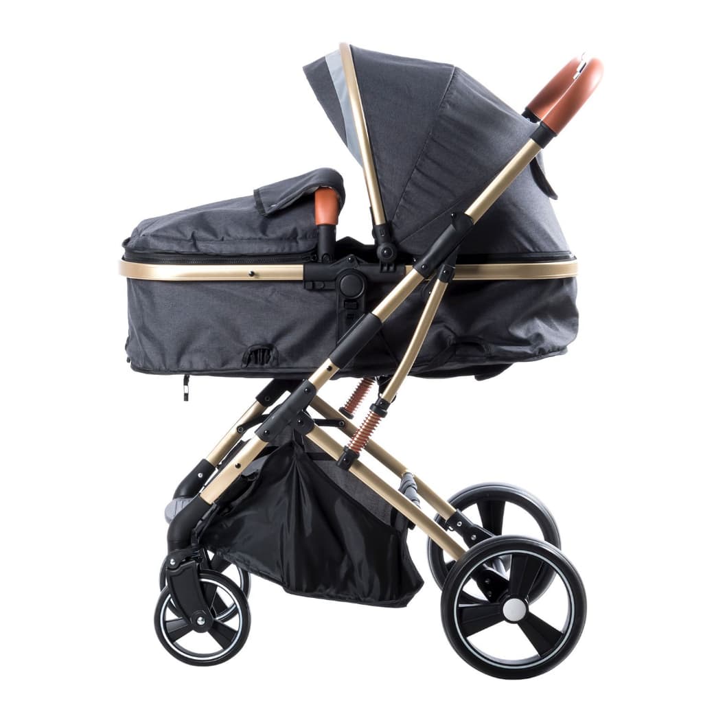 Carrinho De Bebê Europeu Ebaby Com Amortecedor - Moisés Luxo