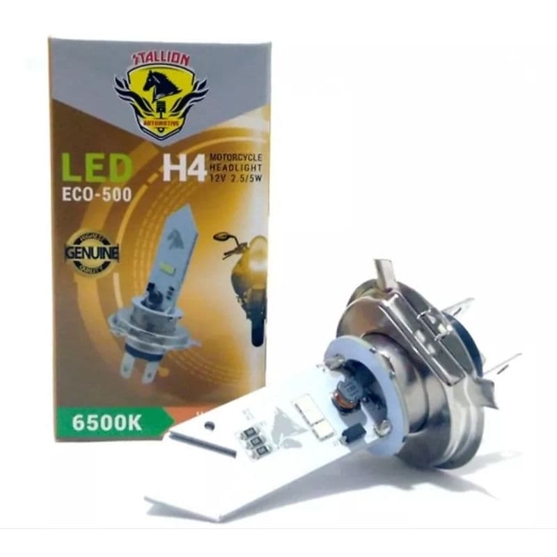 Lampada Farol Moto Led H4 Titan 125 150 160 Cg Fan Ybr acessório moto 6500k stallion