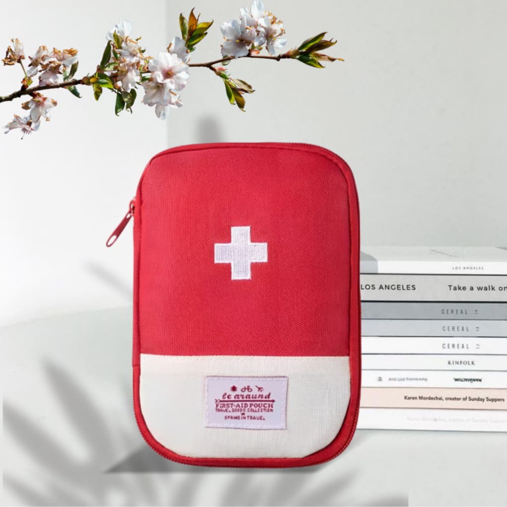 Kit Médica De Primeiros Socorros Portátil Viagem  Ar Livre Útil Mini Medicina Saco De Armazenamento De Emergência
