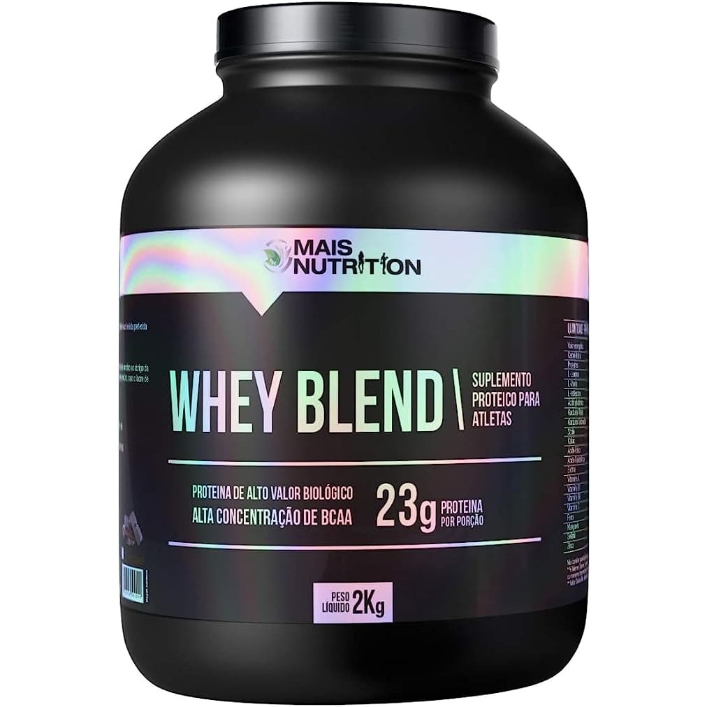 Suplemento Blend Whey Protein Mais Nutrition 2kg - Chocolate MAIS VENDIDO