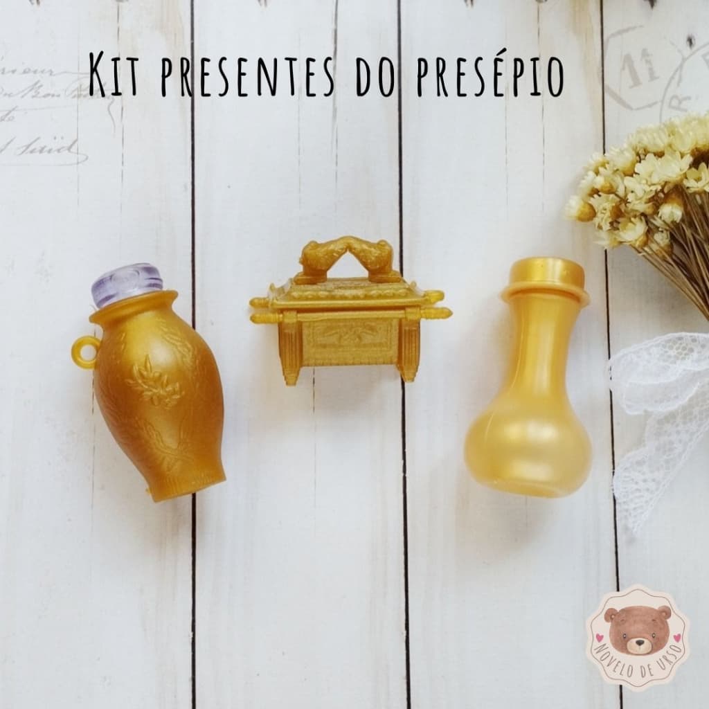 Kit presentes do presépio (3 peças) Amigurumi/Crochê